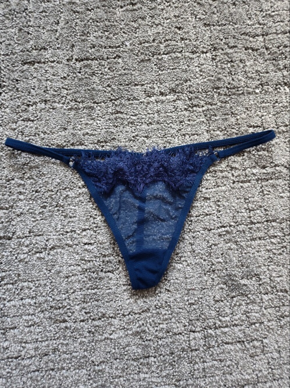 Lingerie Robe With Matching Thong - Picture 4 of 5
